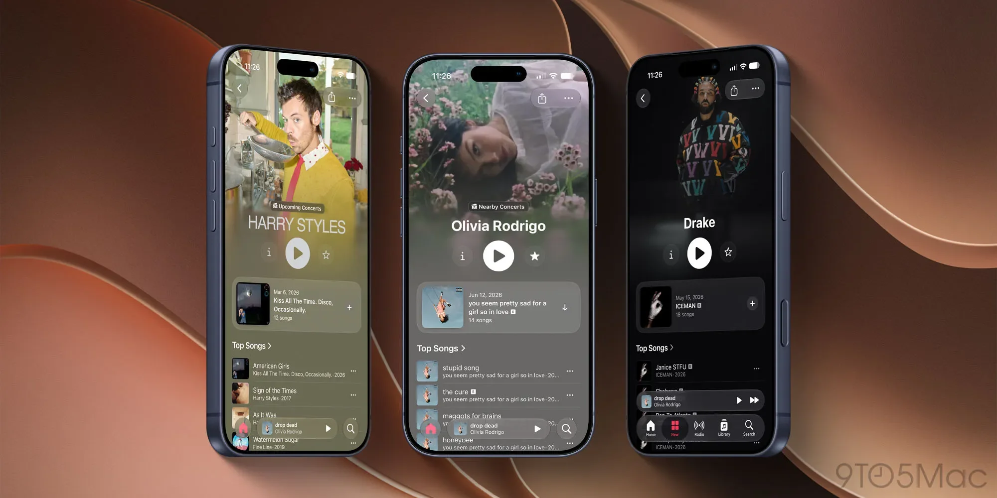 #3: New design for artist pages