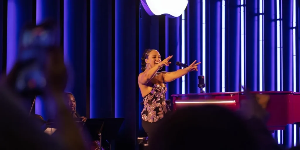 Here's Alicia Keys at Apple Grand Central for 50th anniversary experience [Gallery]