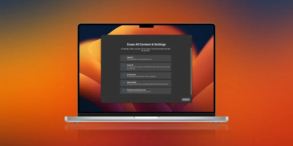 How to reset your MacBook or Mac desktop