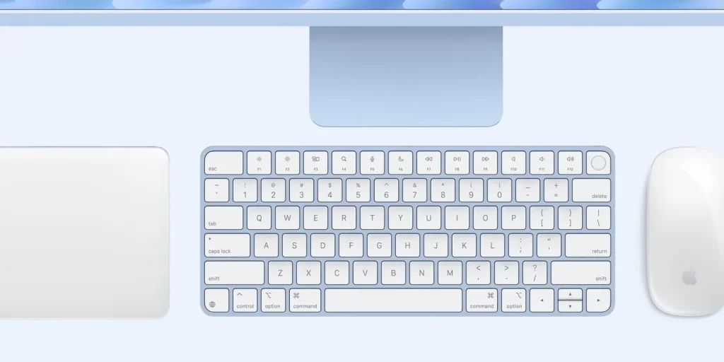 Apple removed iMac option to buy color-matched trackpad and mouse together