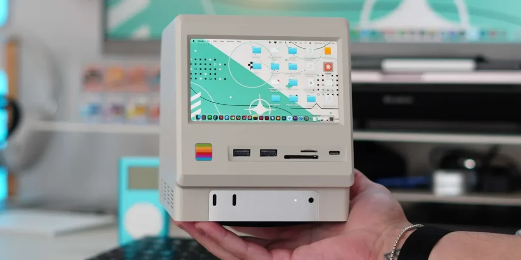 This Macintosh-inspired dock adds a display, ports & expandable storage to any Mac