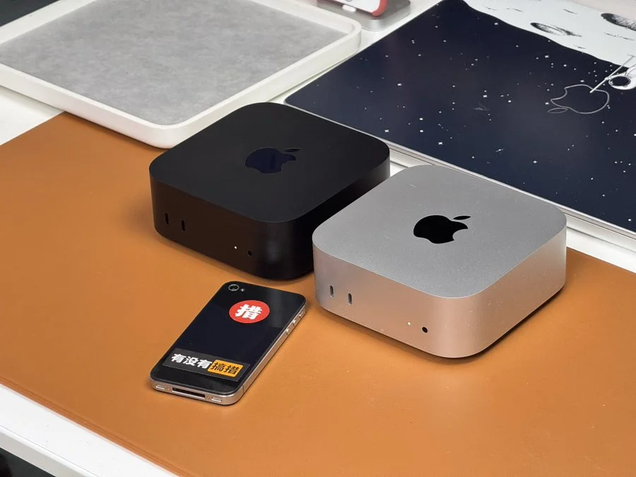 Here's what a Space Black M4 Mac mini could look like