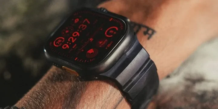 Nomad drops new Carbon Black Rocky Point band for Apple Watch