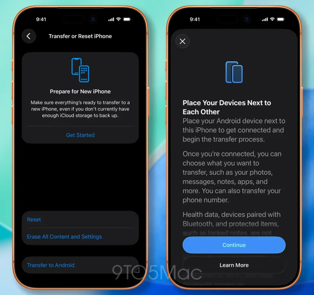 Apple readies new framework to let iPhone users migrate app data to and from Android