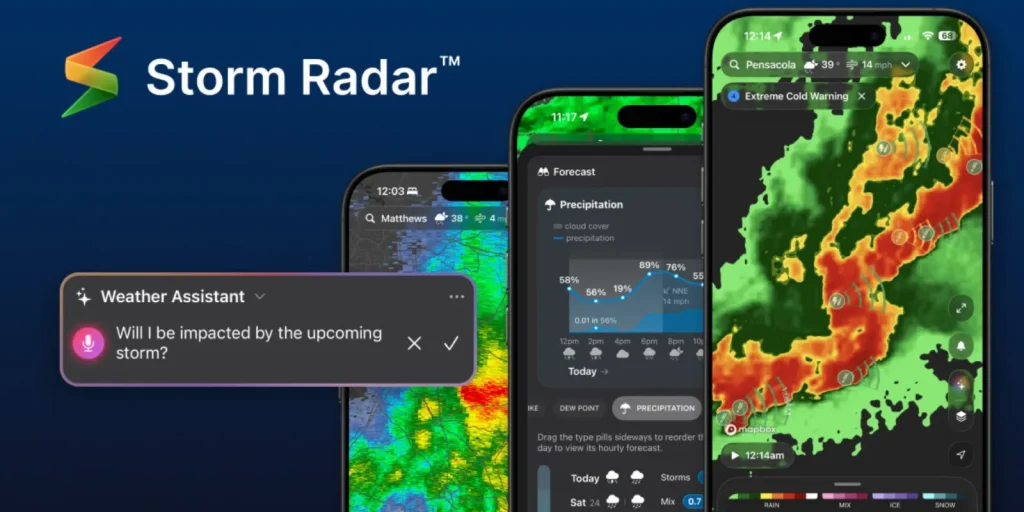Weather Channel's Storm Radar lets you build your own forecast, now on Apple Watch