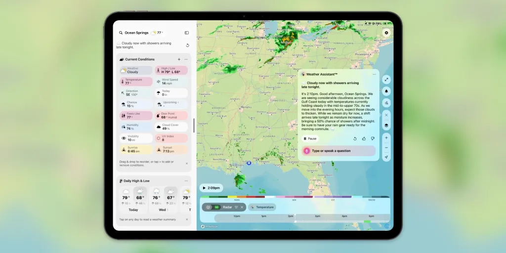 Weather Channel's Storm Radar lets you build your own forecast, now on Apple Watch