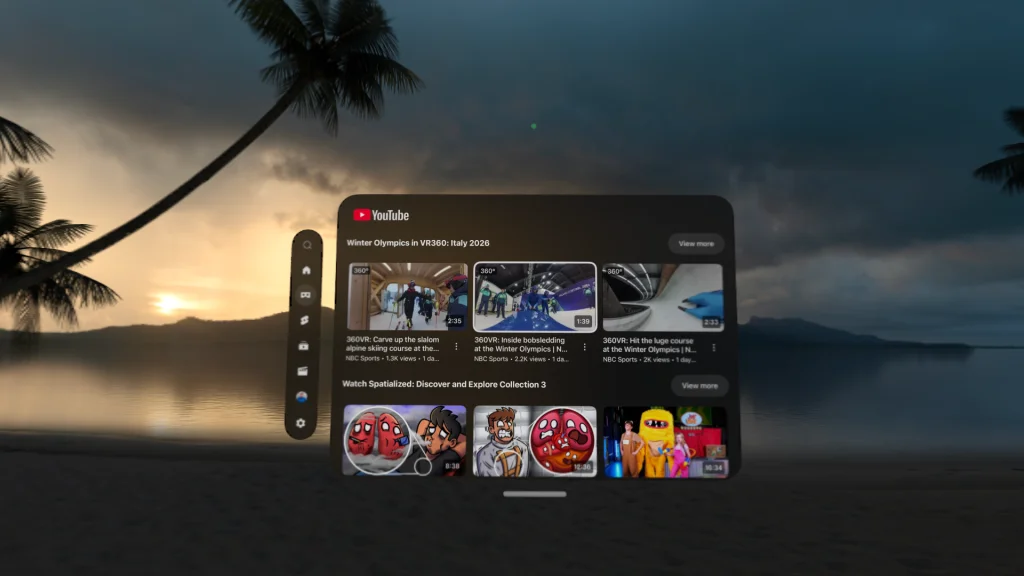 YouTube launches native app for Apple Vision Pro
