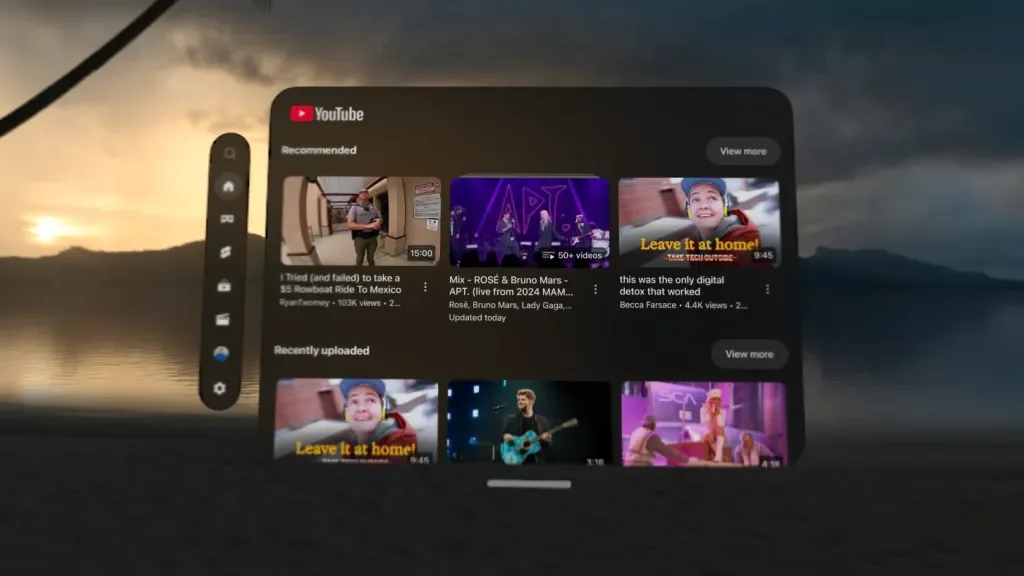 YouTube launches native app for Apple Vision Pro