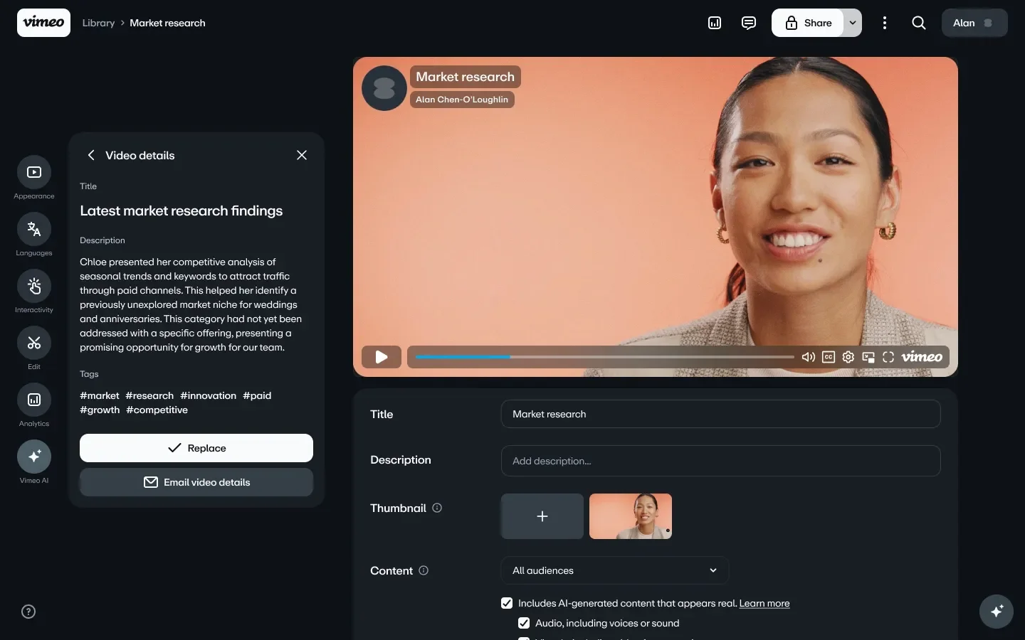 Other new features