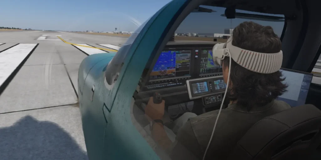 'World's most advanced flight simulator' will soon work with Apple Vision Pro