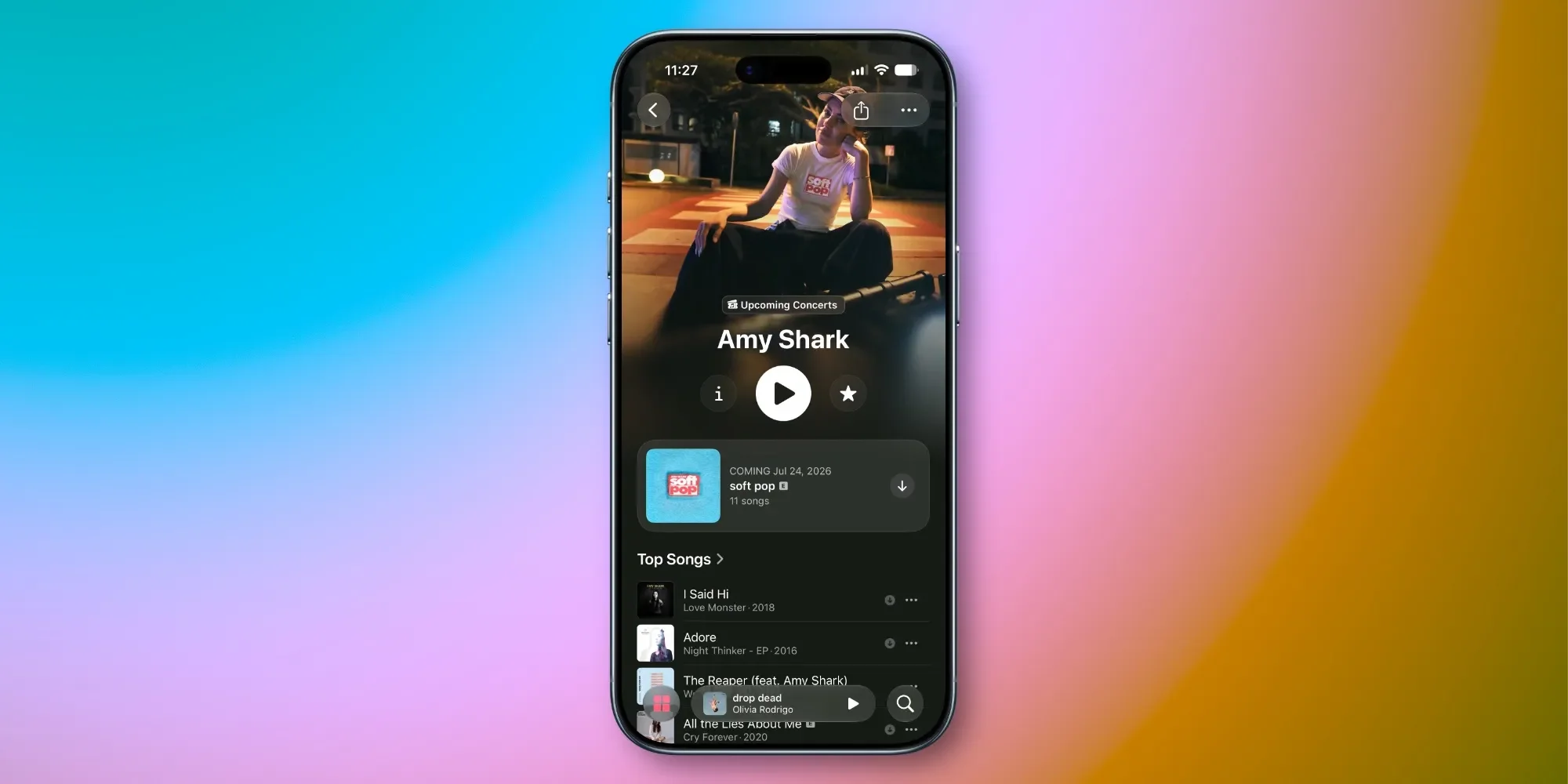 Here’s Apple Music’s new design for artist pages in iOS 27, with album refreshes coming too