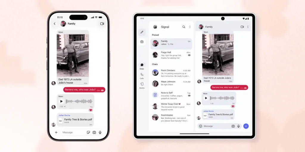 Signal's latest iOS update expands multi-device feature for iPhone users