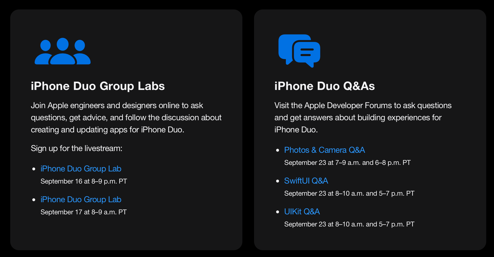 Following today’s announcement of the iPhone Duo, Apple has launched: What it means for fans